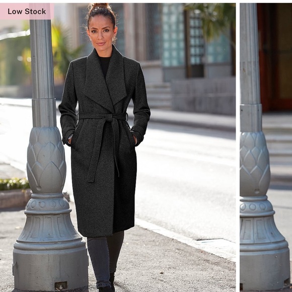 VICTORIAS SECRET WRAP OVERCOAT - Picture 7 of 9